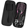 Brappo Hard Portable Travel Case compatibility Revlon One-Step Volumizer Original 1.0 Hair Dryer and Hot Air Brush.(Case Only) (Black)