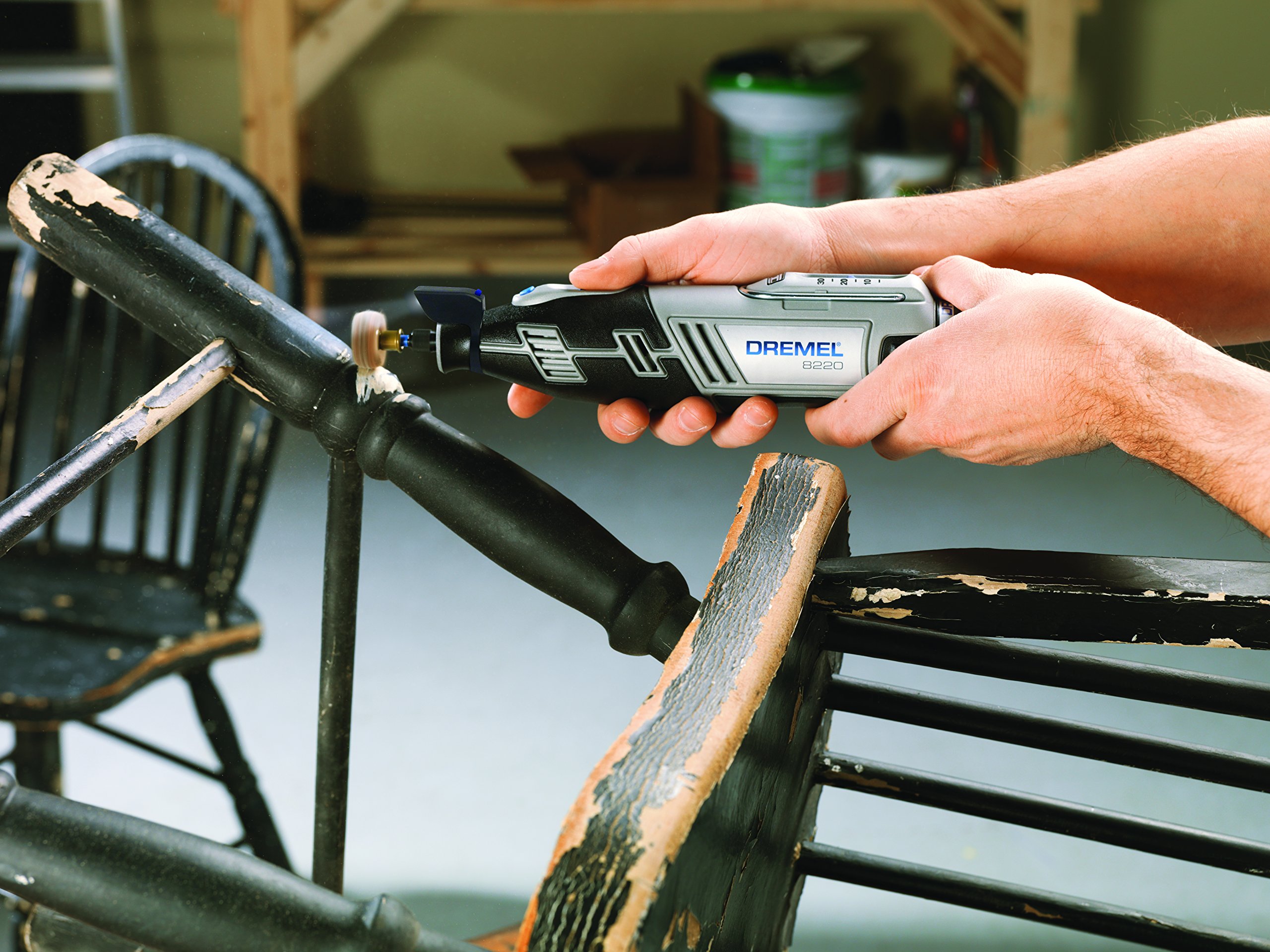 Dremel 8220 Cordless Rotary Tool 12V, Rotary Multi Tool Kit with 2