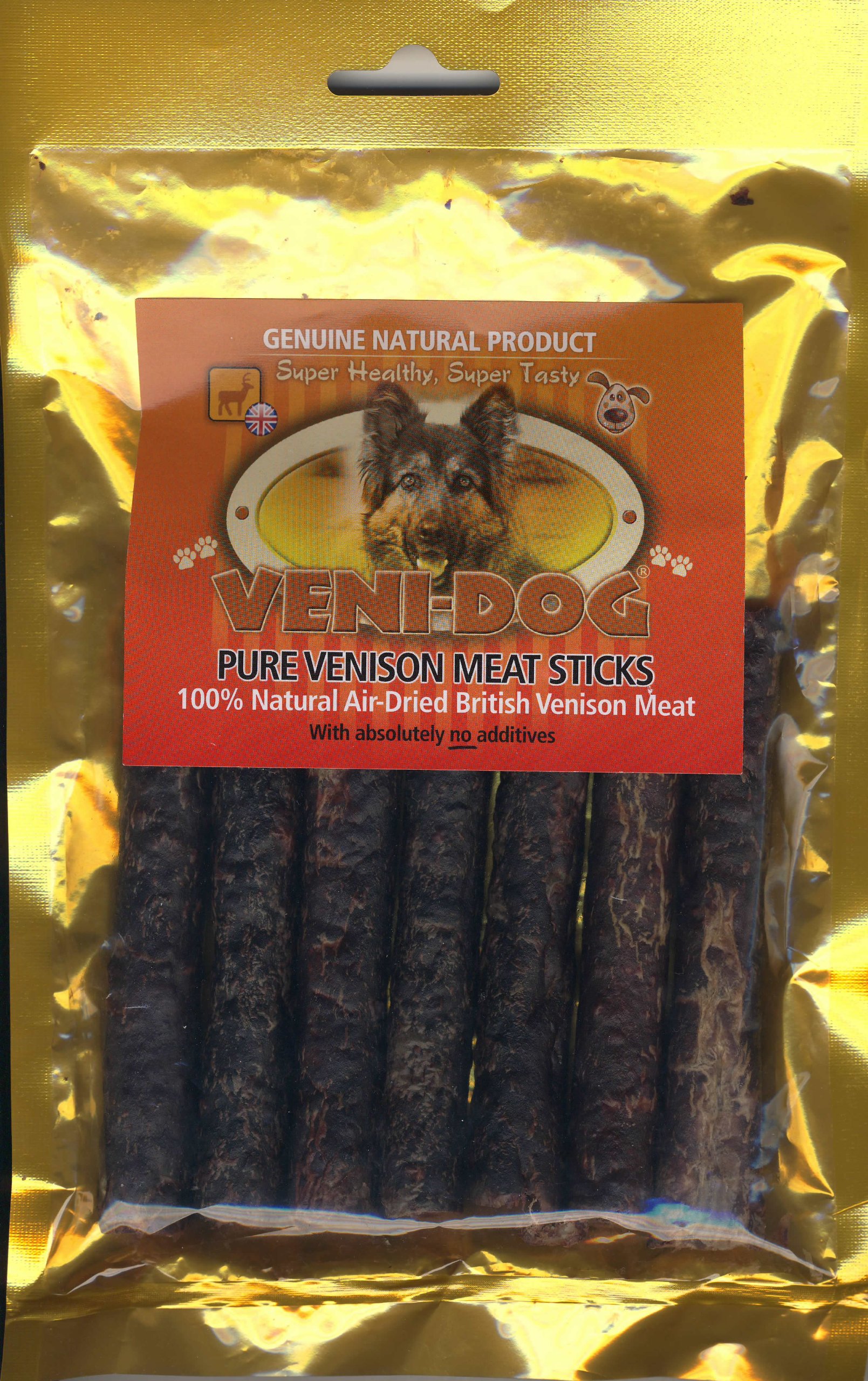 Veni-Dog V105 Pure Venison Meat Chew Sticks 75g