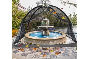 DOUBLERIVER Pond Netting for Leaves Pond Covers for Outdoor Ponds Garden Cover Net Pond Netting for Koi Ponds