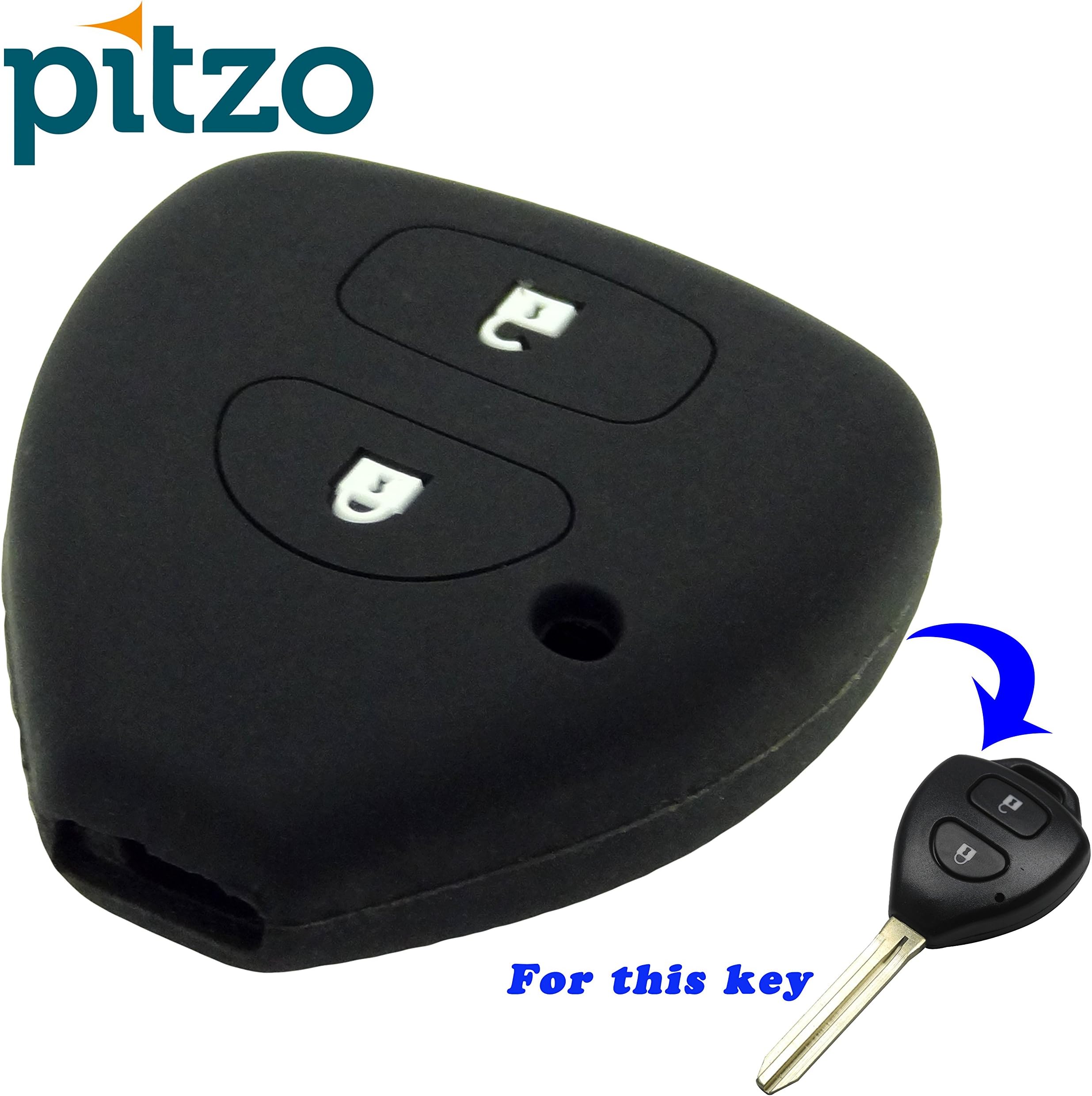 Pitzo Pit 320_BK Silicone Car Key Cover (Black)