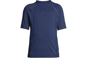 Lands' End Boys Short Sleeve UPF 50 Sun Protection Rash Guard