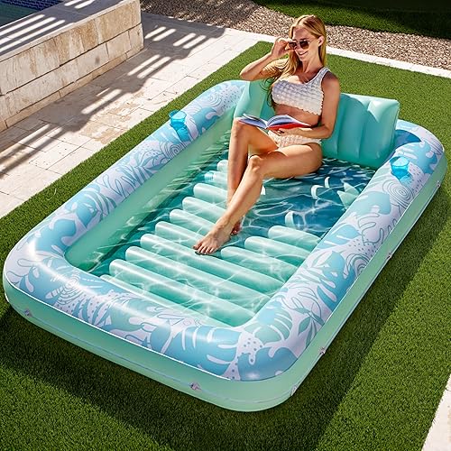 Amazon Extra Large Float SLOOSH Inflatable Tanning Pool Lounger