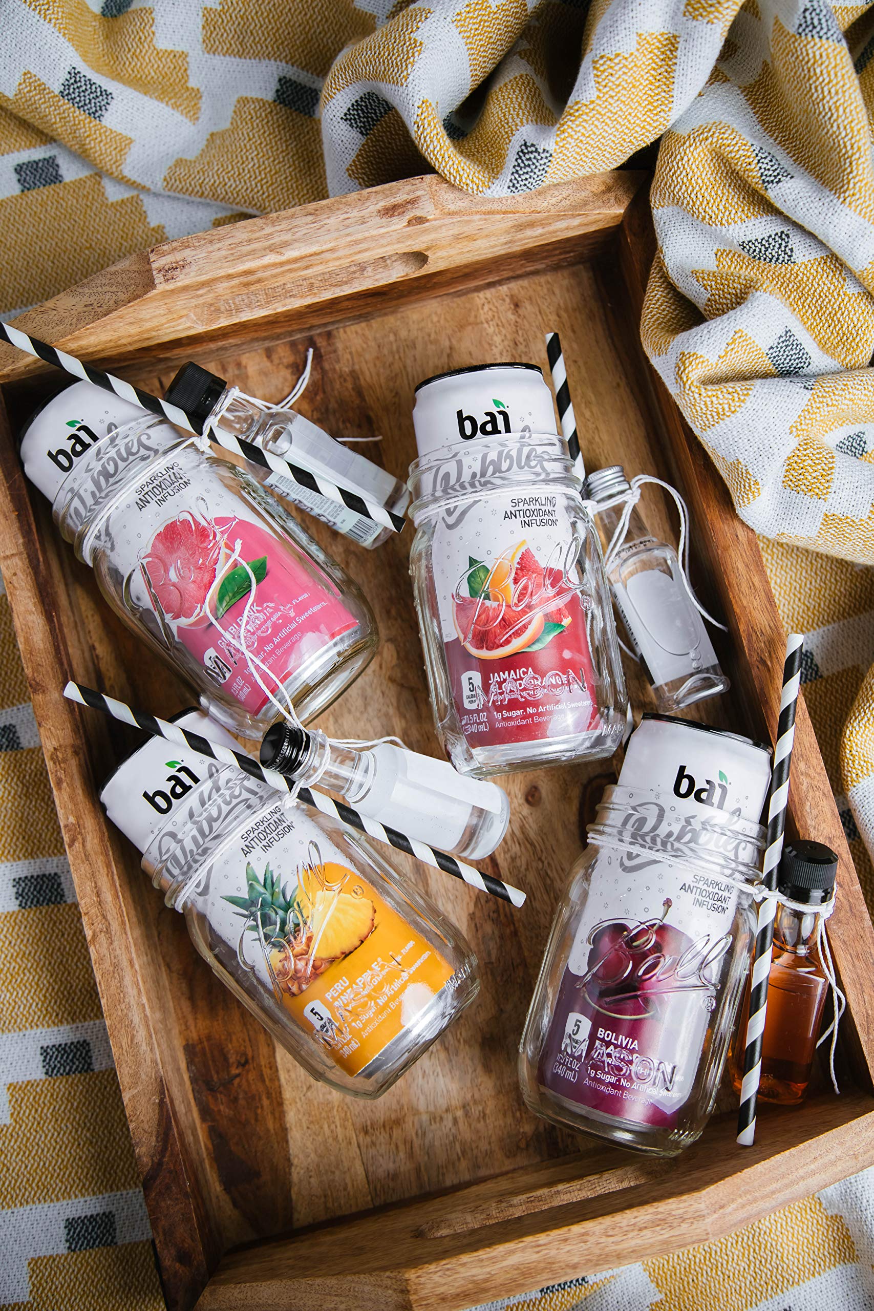 Bai Bubbles Sparkling Water, Voyager Variety Pack, Antioxidant Infused