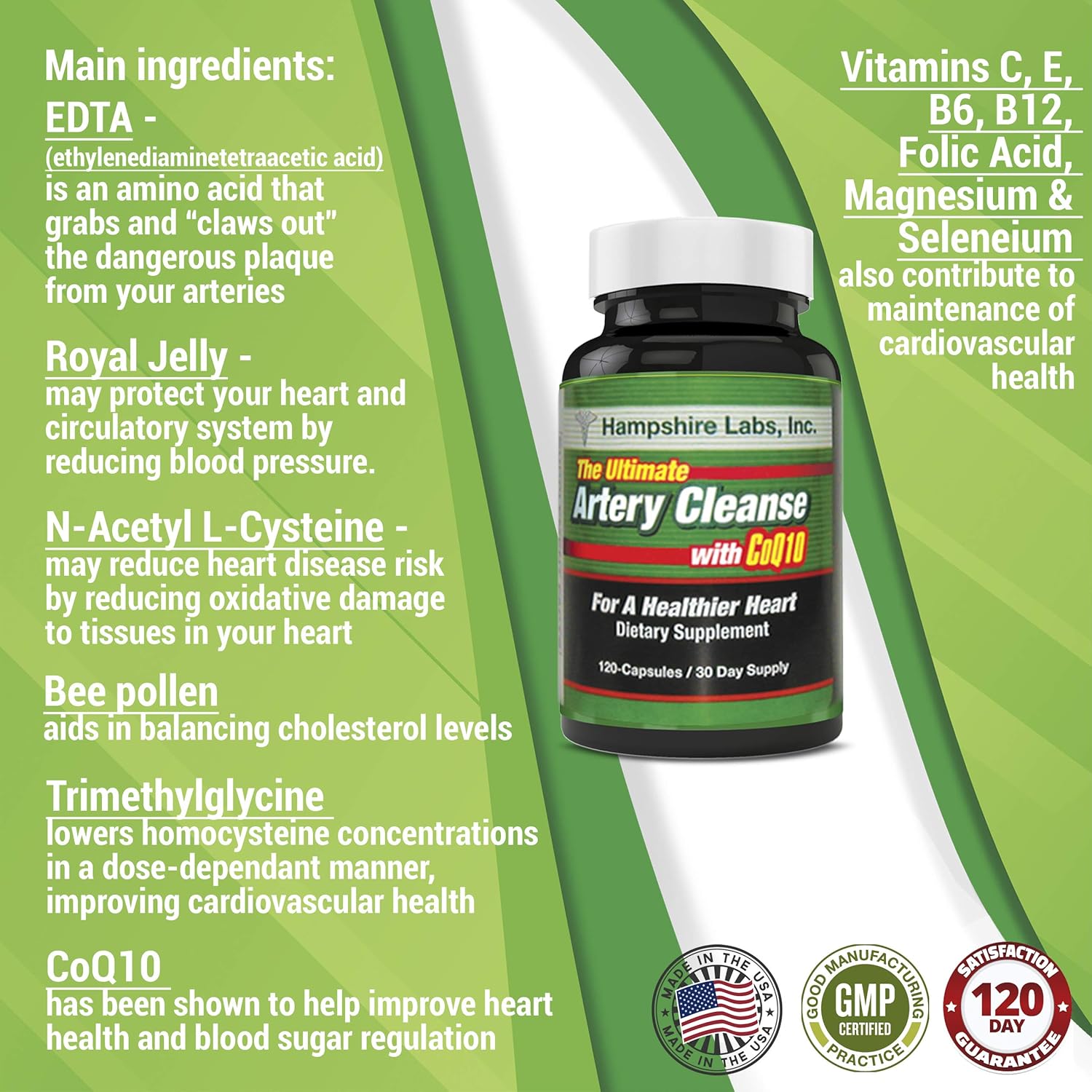 Ultimate Artery Cleanse Supplement for Heart Health Support, addresses