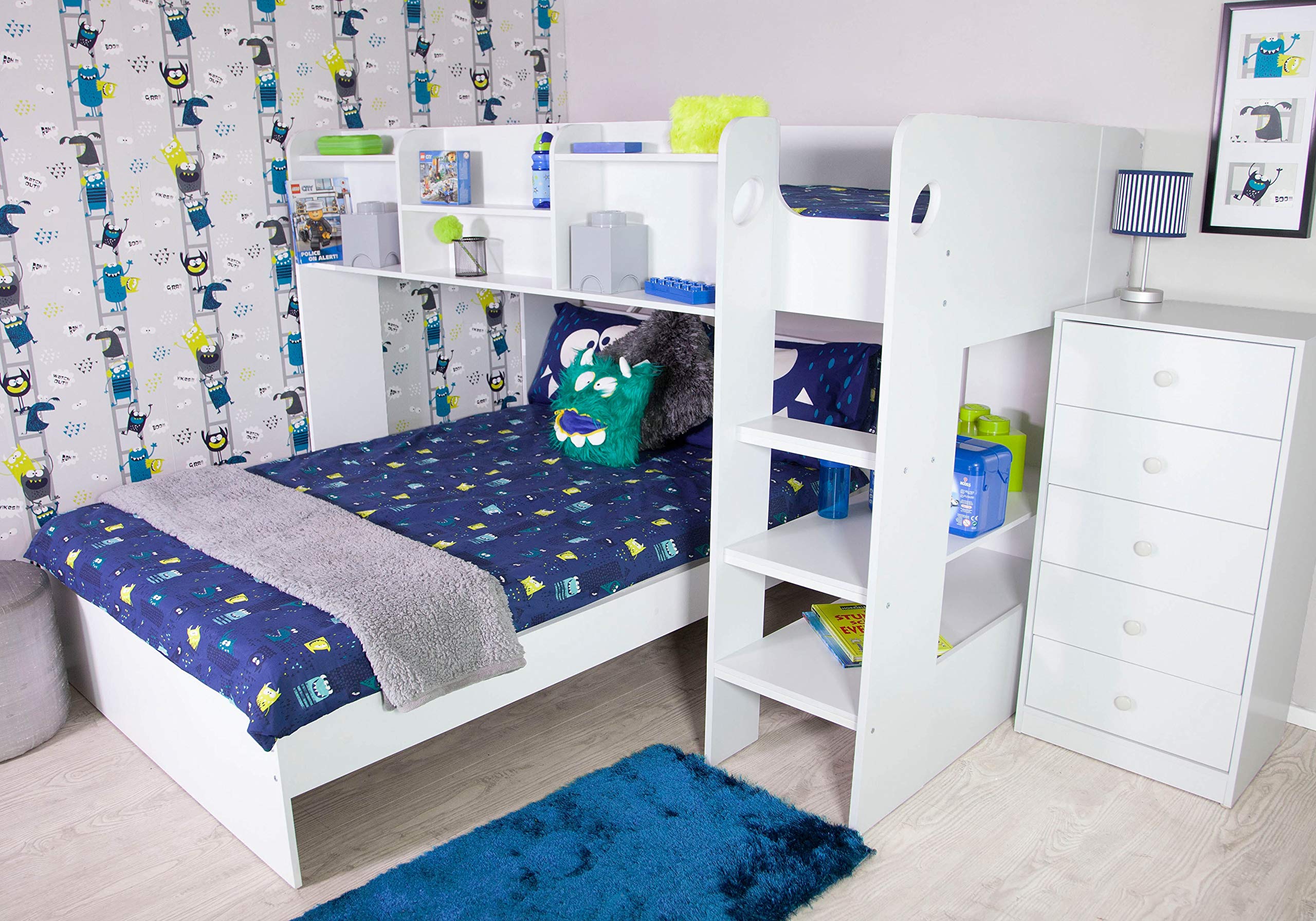 l shaped triple sleeper