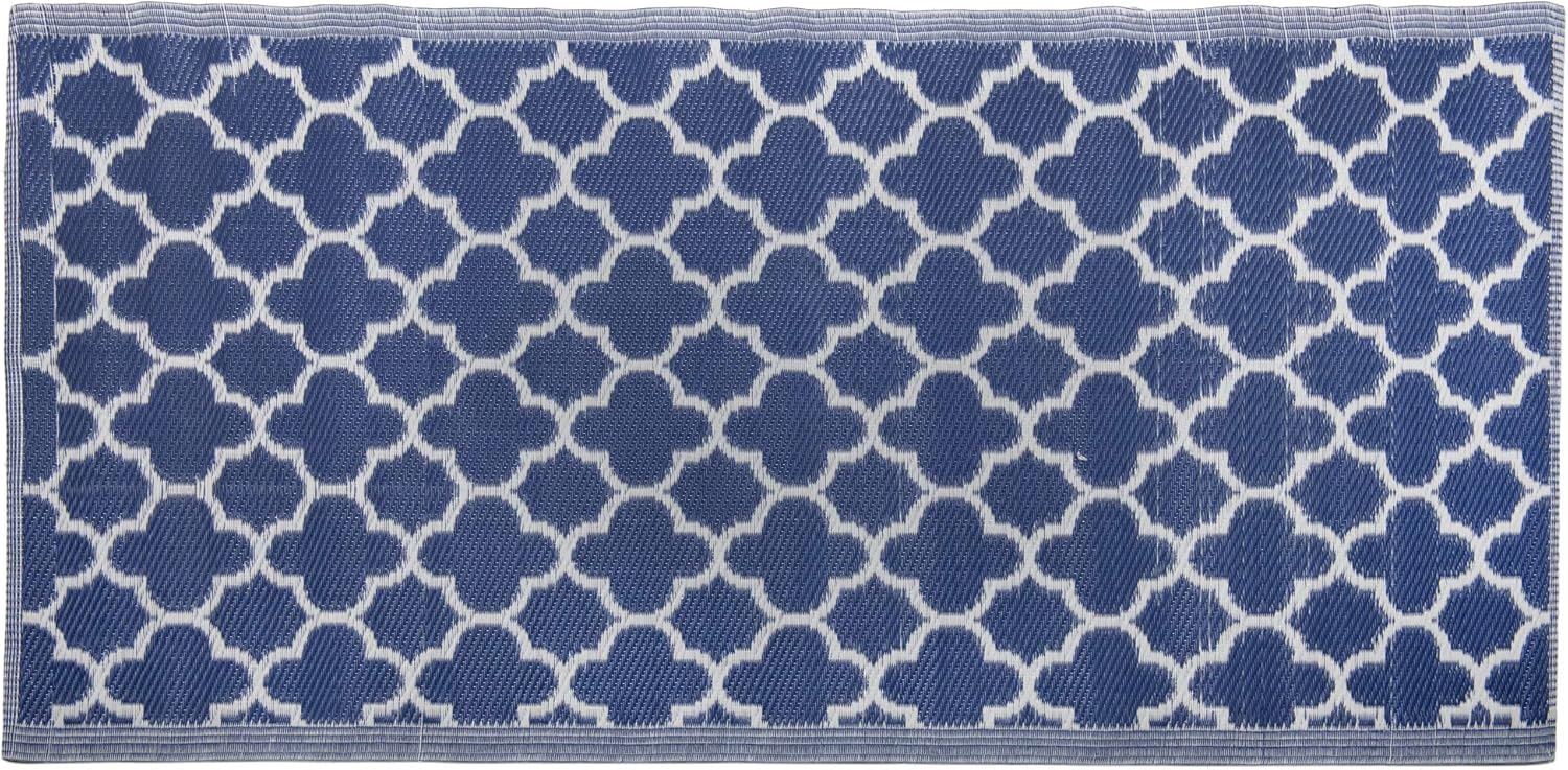 Dawsons Living Outdoor Rug Plastic Weatherproof Woven Rug for Outside Patios and Decking