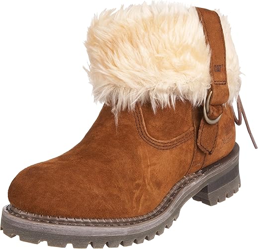 fur trimmed boots uk