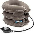 Cervical Neck Traction Device and Neck Brace, Adjustable Neck Support and Neck Stretcher for Spine Alignment and Neck Pain Relief, Neck Decompression Device, USA Design (Single Neck Brace)
