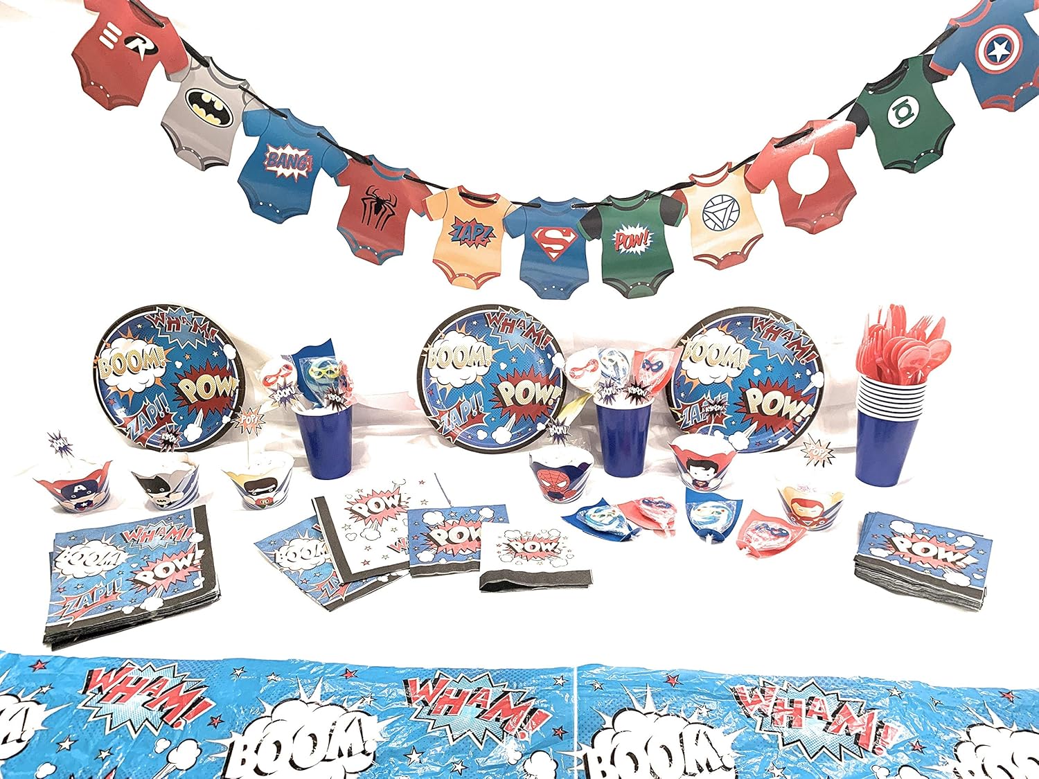 superhero baby shower favors