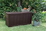 Keter Sherwood Outdoor Storage Box Brown 117 x 45 x 57.5 cm 270 L view 3