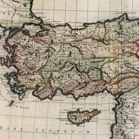 Amazon Com Turkey Asia Minor Cyprus Syria Black Sea 1787 Uncommon
