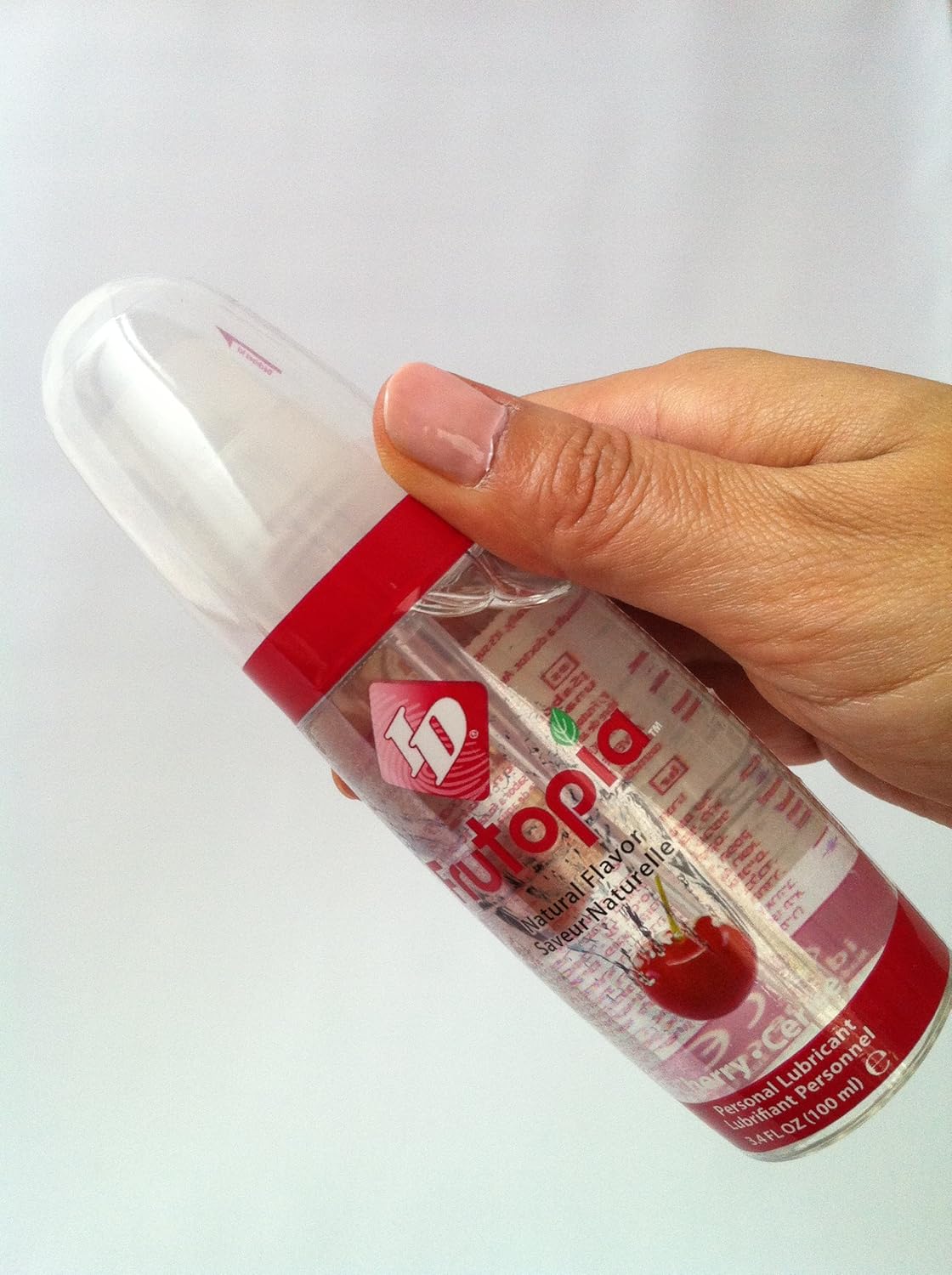 ID Frutopia Cherry Flavoured Lube & Sex Lubricant, 100ml Pump Bottle, Sweet Flavoured Intimacy, Vegan Friendly, Sugar Free - Image 5