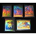 1991 Marvel Universe Series II Hologram Insert Set of 5 Cards NM/M Spider-Man, Hulk