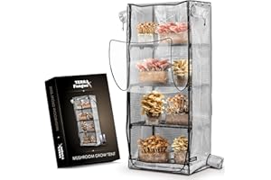 TERRA FUNGUS Mushroom Grow Tent, Martha Tent for Mushroom Growing kit, Small Greenhouse for Indoor, Mini Greenhouse Indoor, Mushroom Fruiting Chamber, Grow House That fit monotub, Grow Cabinet