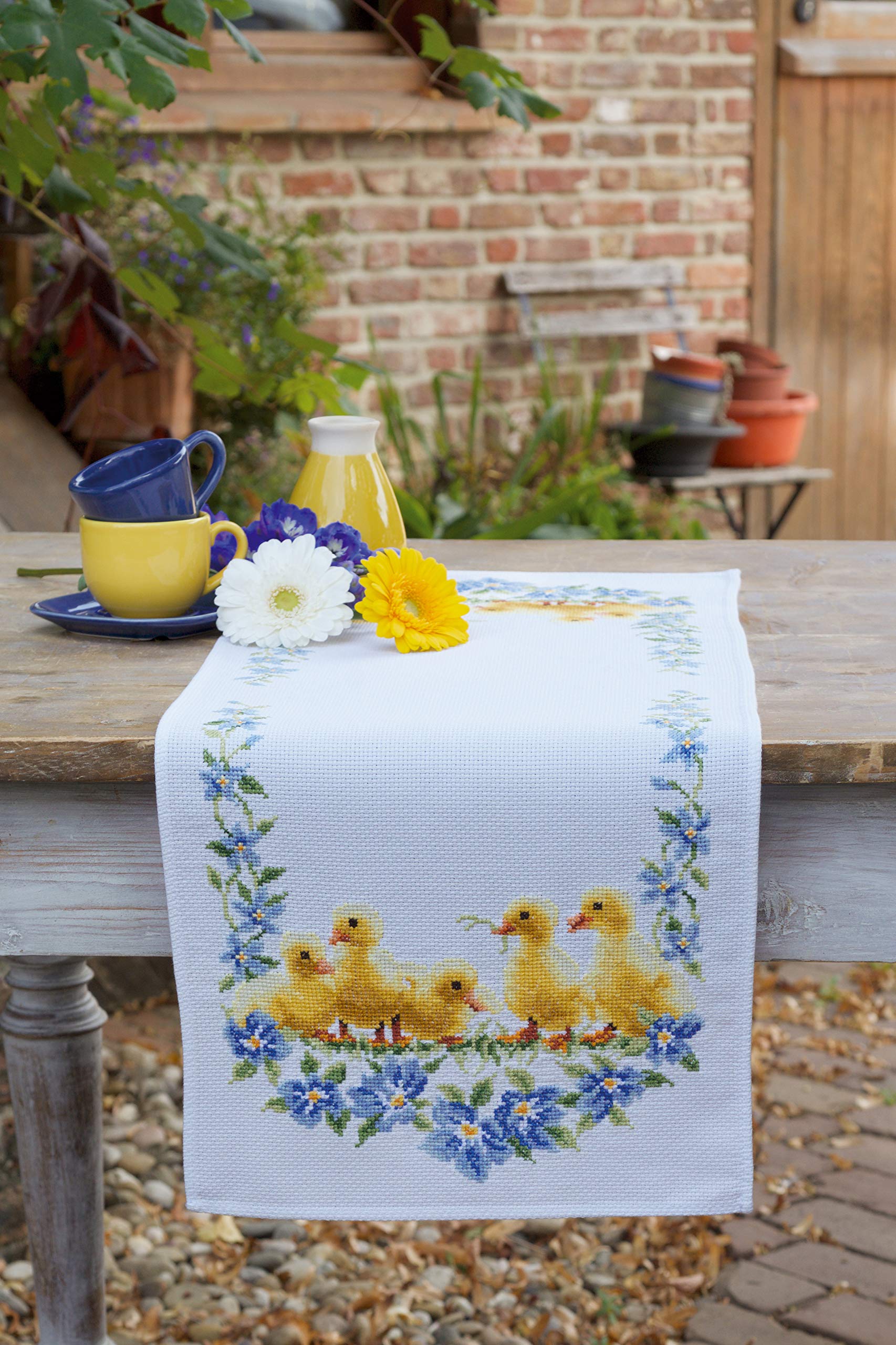 Vervaco Aida Table Runner Kit, Cotton, Assorted