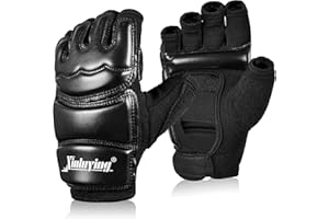 Xinluying Punch Bag Taekwondo Karate Gloves for Sparring Martial Arts Boxing Training Fingerless Women Kids