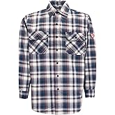 TICOMELA FR Shirts for Men Flame Resistant Shirt CAT2 Light Weight 6.5oz Fire Retardant Men's Welding Shirt