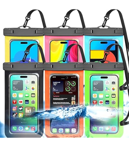 Waterproof Phone Pouch Kayak Dry Bag Floating UNBREAKcable IPX8