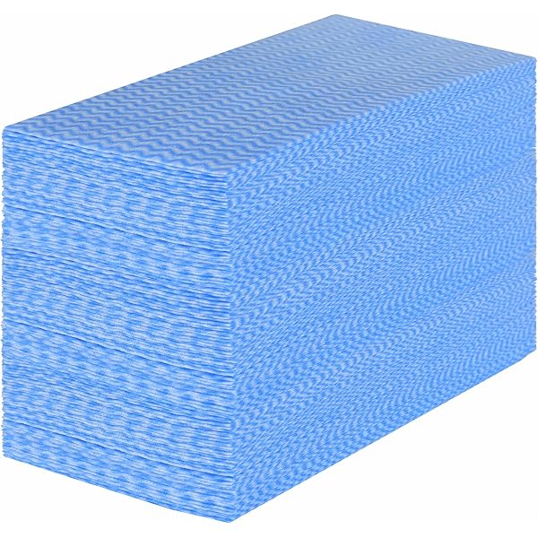 JEBBLAS Reusable Cleaning Cloths - Pack Of 100, 11.8x11.8 Inch Handi Wipes For Kitchen & Dishes