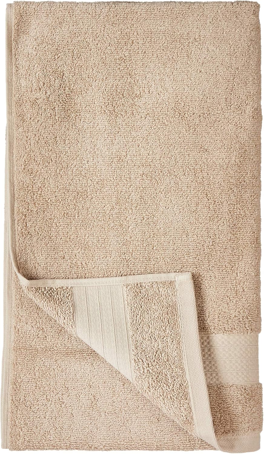 Basics 6 Piece Performance Bath Towels Set - Soft Silver: Home & Kitchen