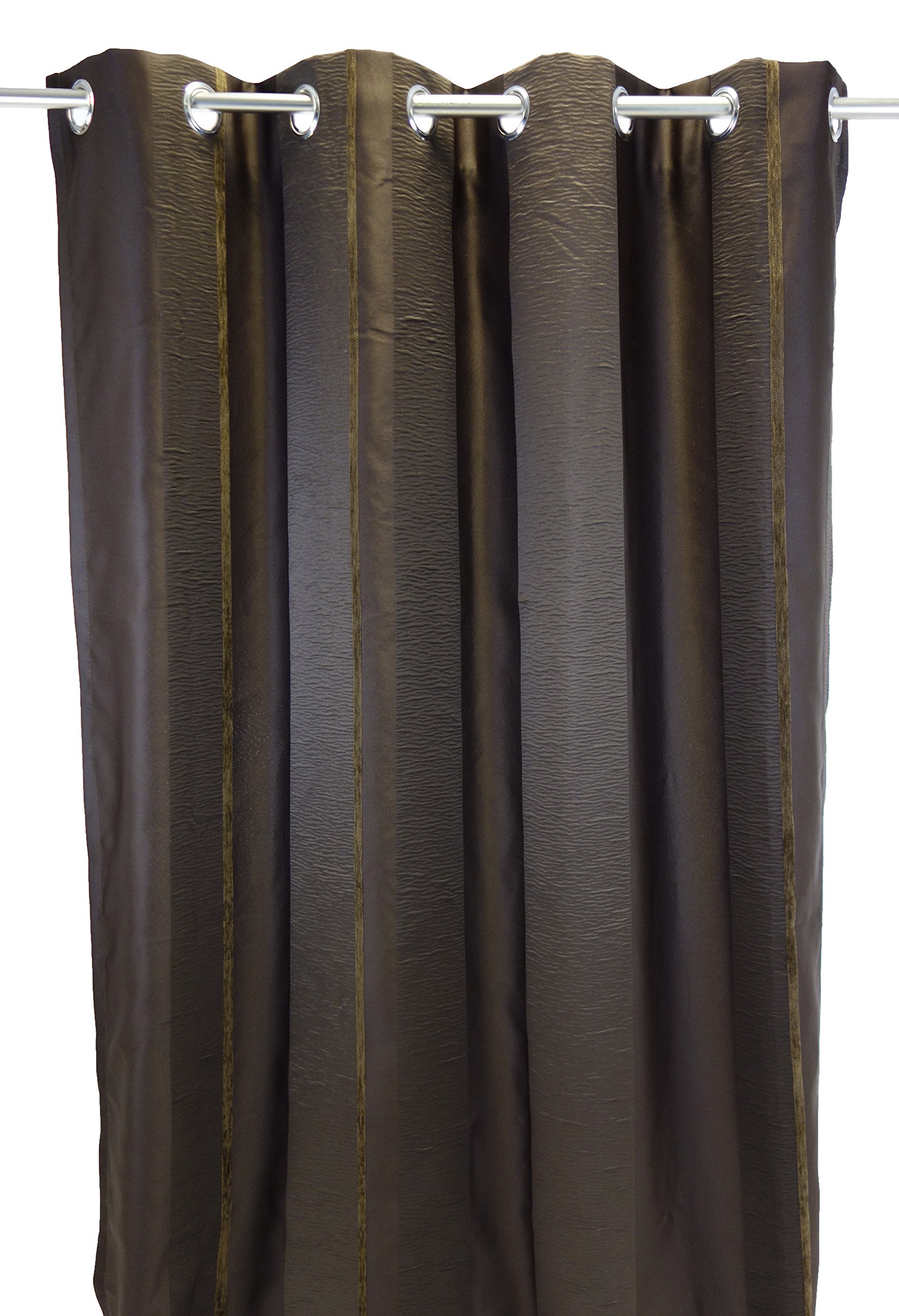 Urban Echo Curtain, Polyester, brown, 280 x 140 cm