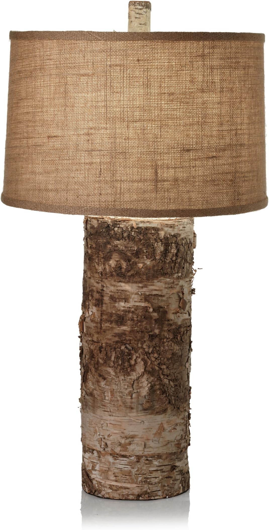 Lighting Accents Dimond Lighting Aspen Birch Bark Table lamp, Lampworks, Brown