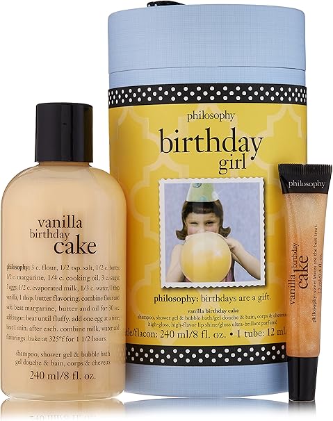 philosophy birthday cake set