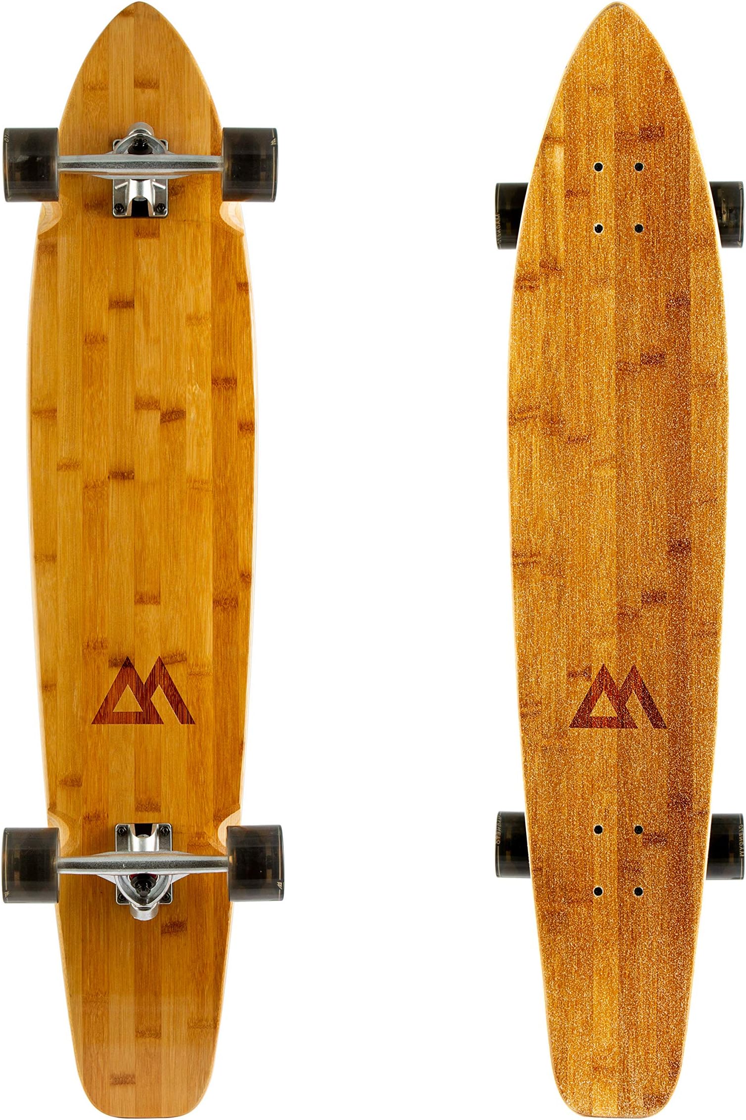 Magneto 44 inch Kicktail Cruiser Longboard Skateboard | Bamboo and Hard Maple Deck | Made for Adults, Teens, and Kids …