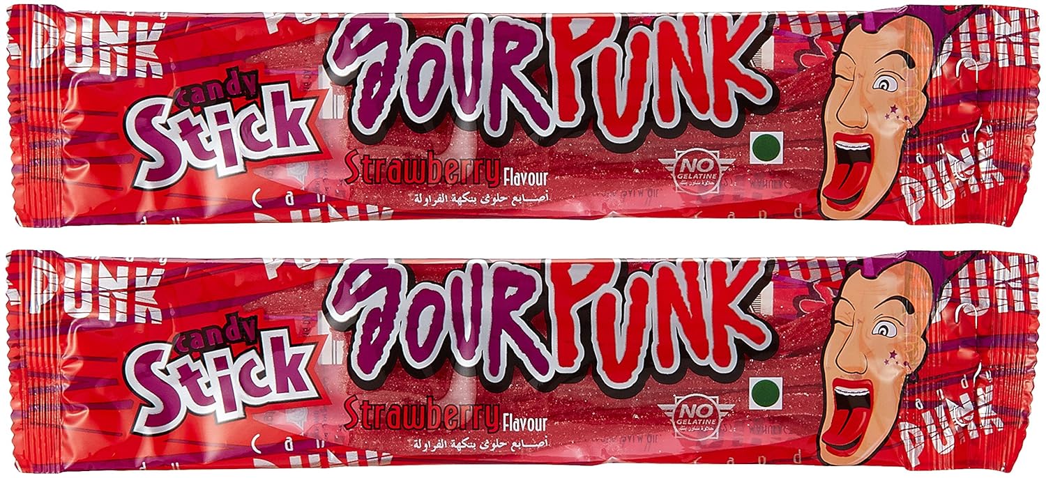 Sour Punk Strawberry, 40g (Pack of 2) Amazon.in Grocery & Gourmet Foods