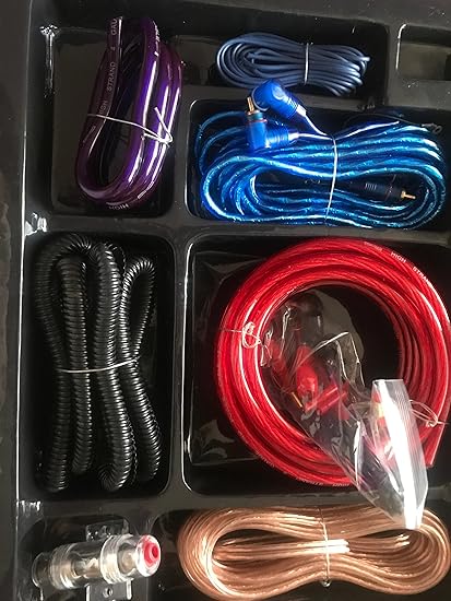 4 Gauge 1500w Amp Installation Car Wiring Kit Rca