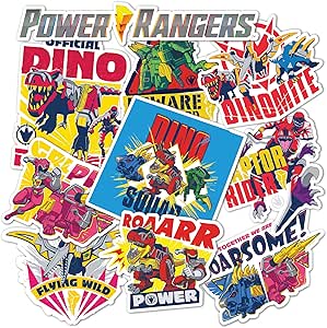 Amazon.com: Power Rangers Sticker - 10 Stickers Vinyl Decal Laptop ...