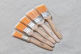 Hamilton For The Trade Fine Tip Brushes Pack 5 1in 1.5in 2in Brown view 2