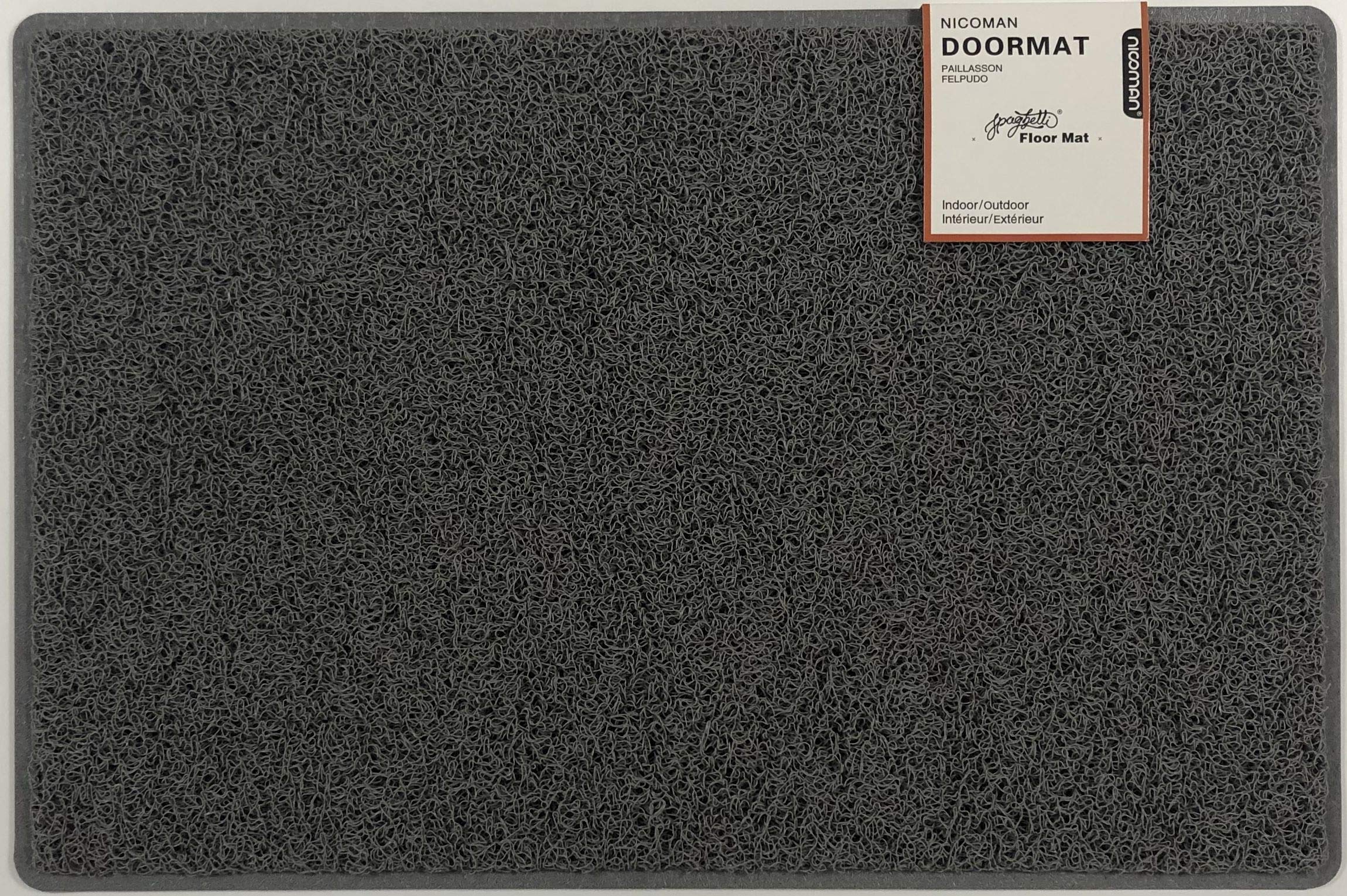 Nicoman Hallway Kitchen Fireplace Patio Runner Non-Slip Long Floor Rug Mat(60x150cm,Grey)