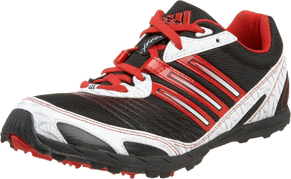 Amazon.com | adidas Women's XCS Spikeless Running Shoe, Black/White/Scarlet, 11.5 M | Running