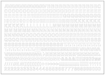 Pinter-Signum 72086V Klebebuchstaben 'Alphabet + Symbol'