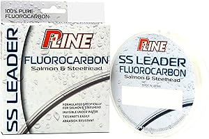 P-Line Salmon/Steelhead Select Fluorocarbon 100 yd Leader Material