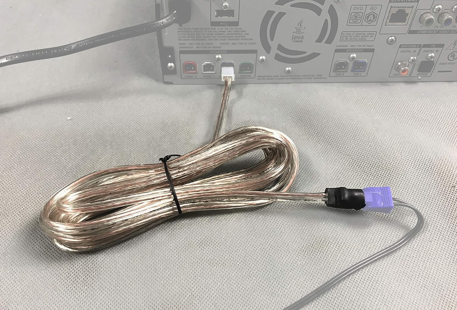 sony home theatre wire