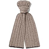 LyzerMia Mens Wool Scarf Winter Knitted Scarves Warm for Cold Weather with Gift Box
