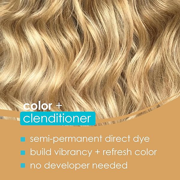 KERACOLOR CLENDITIONER HONEY HAIR DYE – SEMI PERMANENT HAIR COLOR DEPOSITING CONDITIONER, CRUELTY-FREE, 12 FL OZ(PACK OF 1)