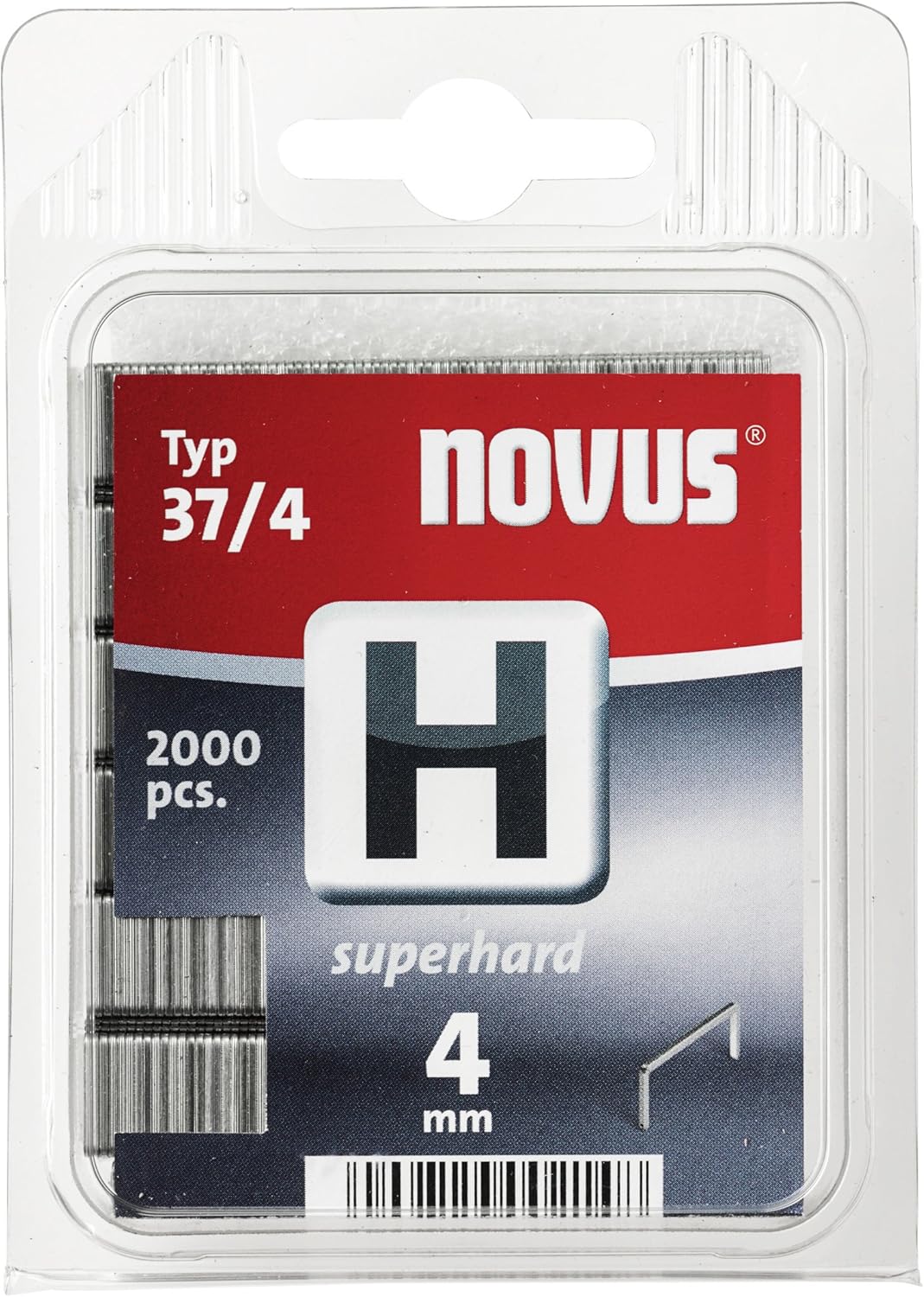 Novus 002148 042-0368 Typ H Fine 37 mm Length, Especially for Hammer Tacker Packaging Type H 37/4 superhard