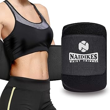 Naidikes Waist Trainer Belt For Men Women Waist Trimmer Belt Adjustable Lumbar Support For Running Fitness Workout Low Back Support And Pain