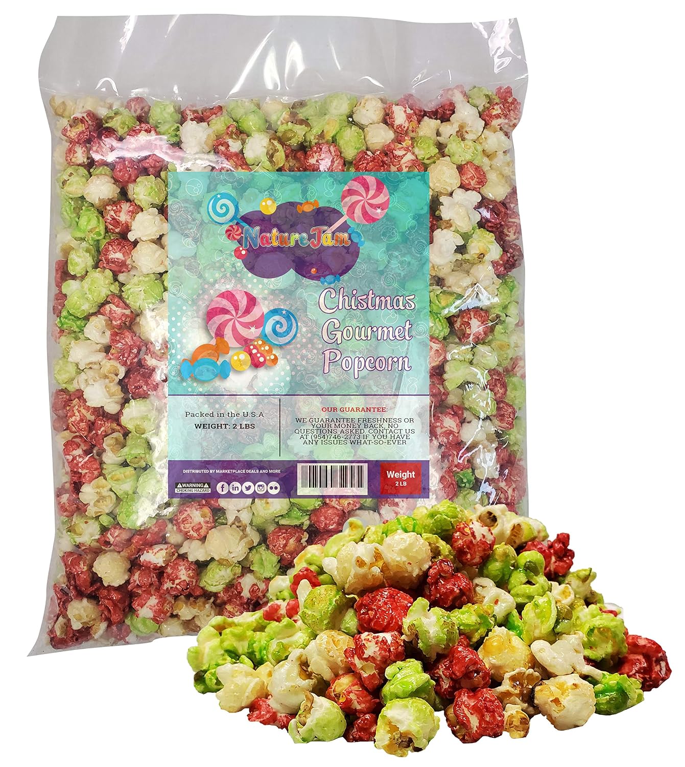 christmas gourmet popcorn