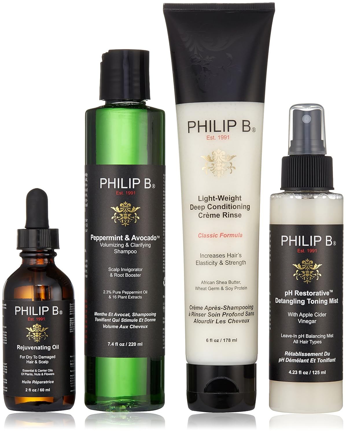 Philip B Four Step Hair + Scalp Treatment Kit Classic Amazon.de Premium Beauty