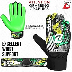 ZASH Soccer Goalie Gloves Youth Goalkeeper Gloves