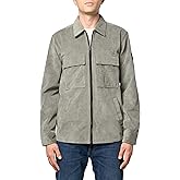 BOSS Mens Heavy Corduroy Zip Closure Overshirt