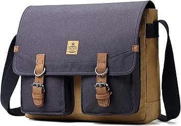camel leather messenger bag