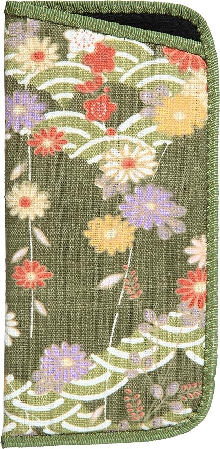 Amazon Co Jp 不二貿易 ソフト メガネケース 和柄 グリーン ホーム キッチン