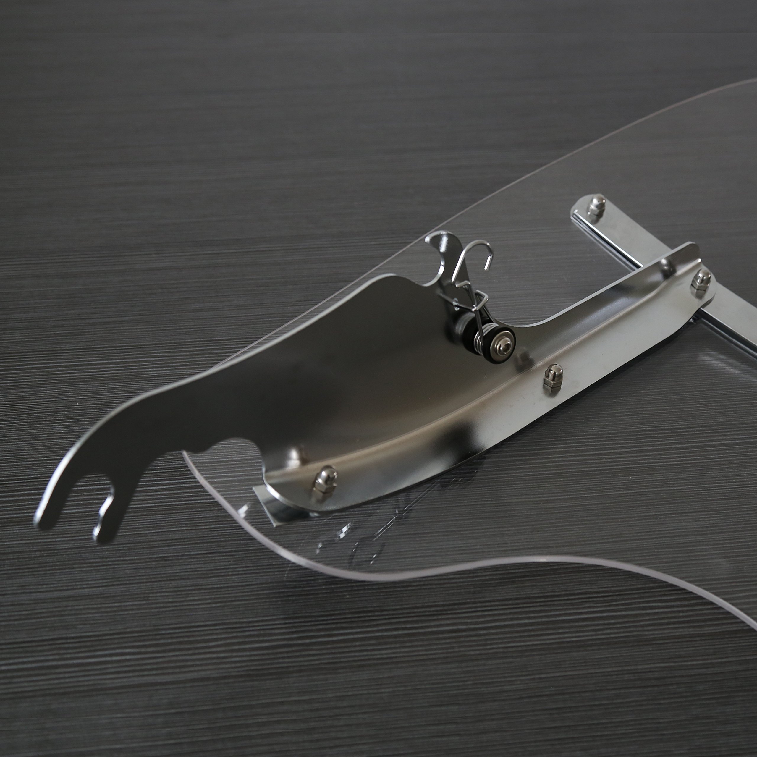 Detachable Motorcycle Clear 26''X23'' Windscreen Windshield Compatible