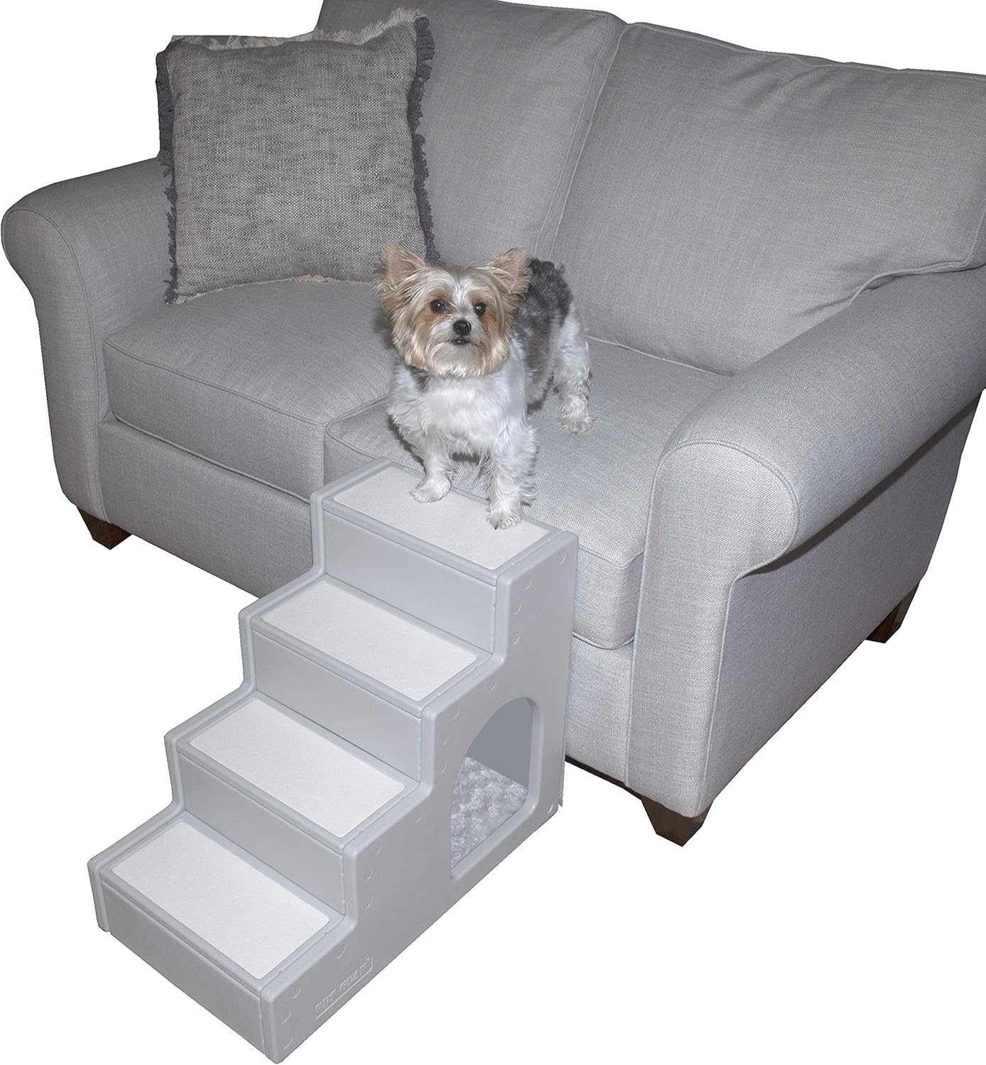 Pet Gear Easy Step IV Pet Stairs, 4-Step for Cats/Dogs, Portable/Lightweight, Sturdy : Pet Supplies